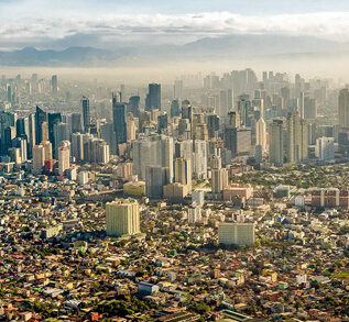 Manila aus der Luft